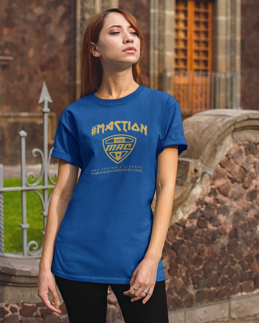 #Maction Mac Football Kickoff House Of Blues 2022 T Shirt 1946 Mac