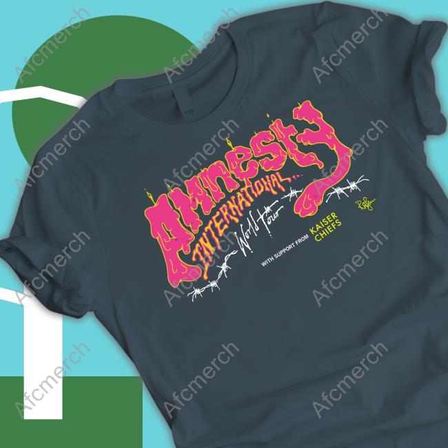 Ricky Wilson Amnesty International World Tour With Support From Kaiser Chiefs Shirt PowerHaus Camden Ricky Wilson Amnesty International World Tour With Support From Kaiser Chiefs Shirt PowerHaus Camden