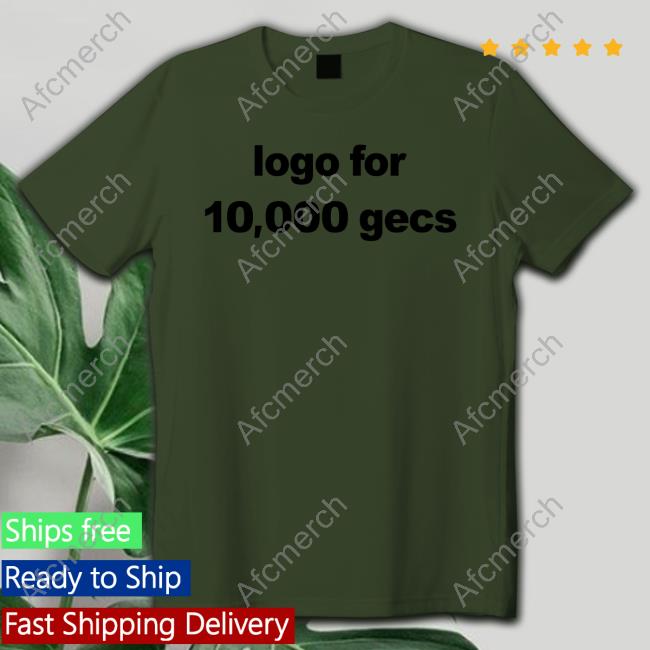 100 Gecs Merch Logo For 10,000 Gecs Tee