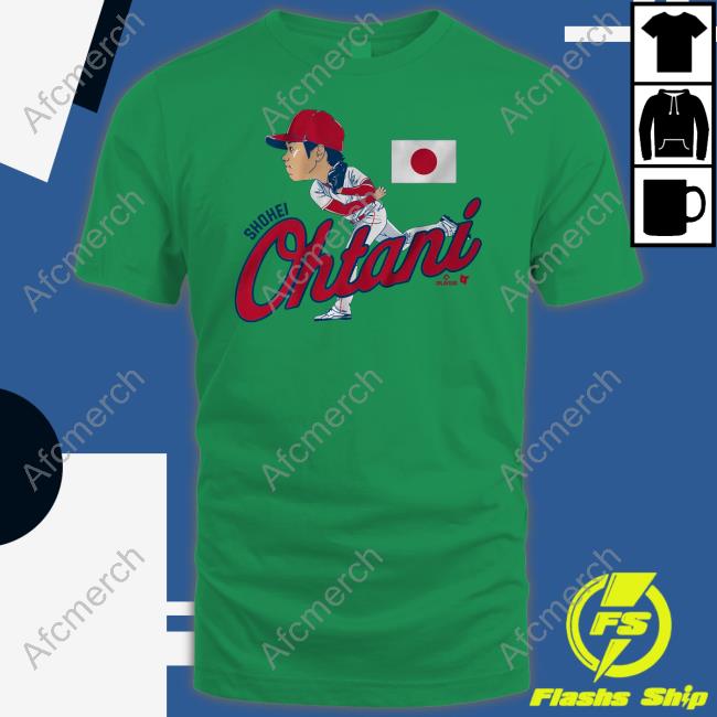 Official ShoheI OhtanI Japan Caricature Shirt, hoodie, sweater