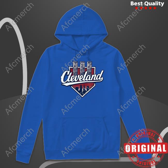 GV Art and Design Cleveland Baseball Lights T Shirt Medium