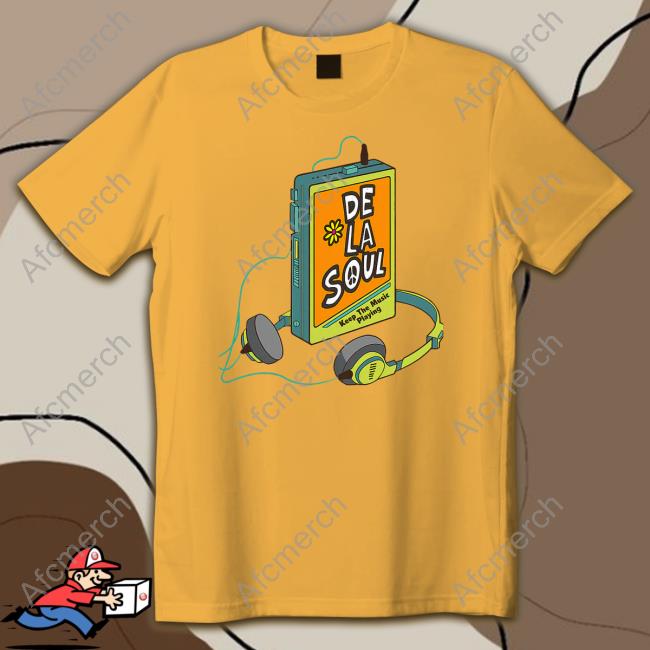 De La Soul Keep The Music Playing T Shirt De La Soul Keep The Music Playing T Shirt