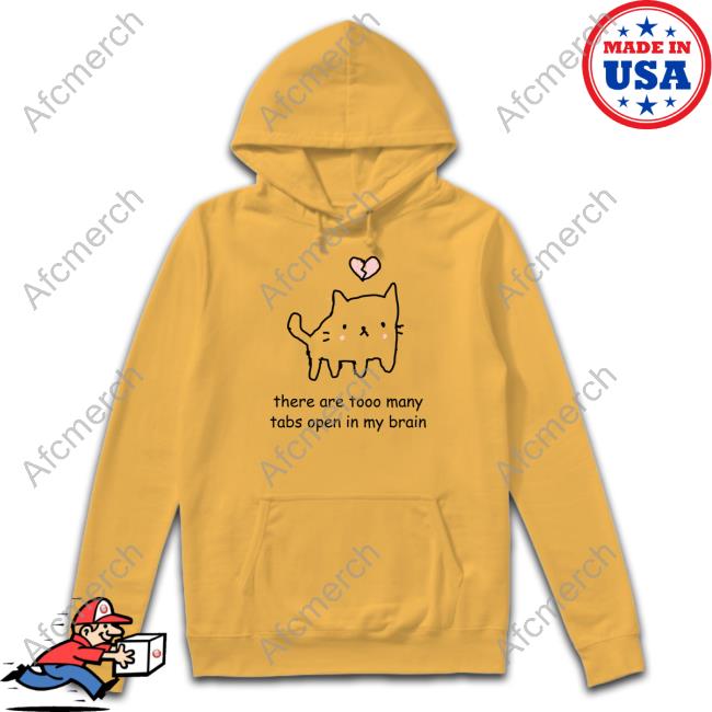 Stinky Katie There Are Too Many Tabs Open In My Brain Long Sleeve Tee Stinky Katie There Are Too Many Tabs Open In My Brain Long Sleeve Tee