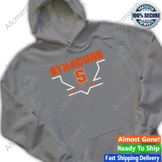 Official Syracuse Orange Homeplate Softball Hoodie Official Syracuse Orange Homeplate Softball Hoodie