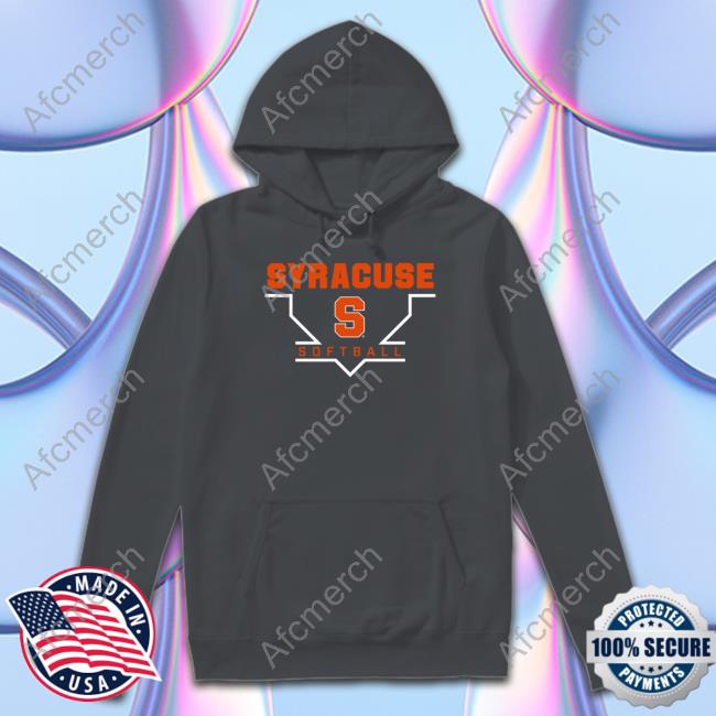Official Syracuse Orange Homeplate Softball Hoodie Official Syracuse Orange Homeplate Softball Hoodie