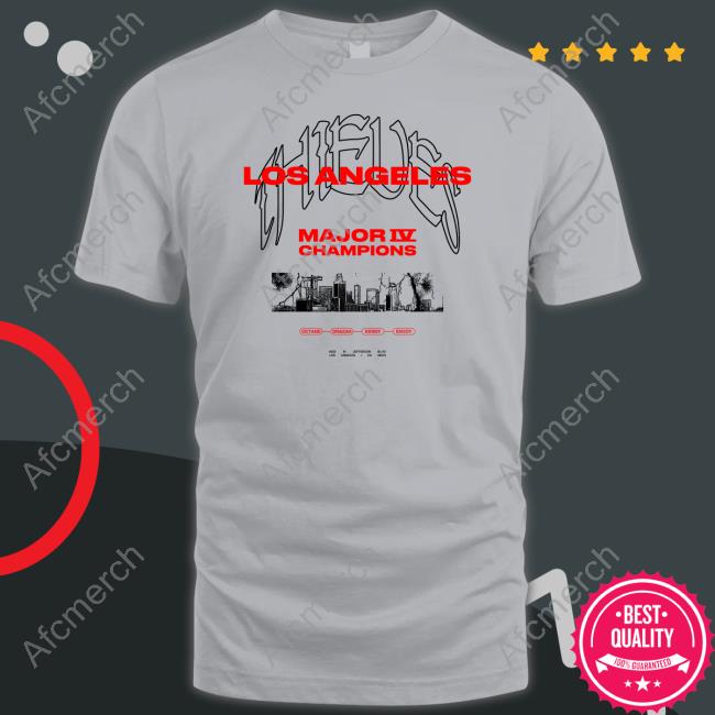 Thieves Los Angeles Major Iv Champions T-Shirt 100 Thieves Thieves Los Angeles Major Iv Champions T-Shirt 100 Thieves