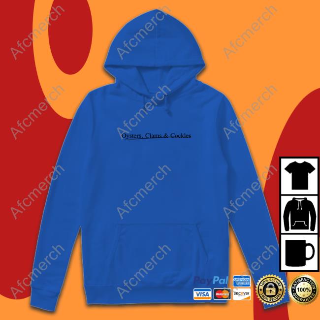 Official Bolen Media Oysters Clams & Cockles Underline Or Cross Out T-Shirt Official Bolen Media Oysters Clams & Cockles Underline Or Cross Out T-Shirt