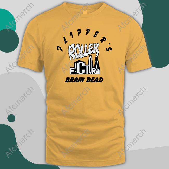 Brain Dead X Flippers Roller Factory Shirt Brain Dead X Flippers Roller Factory Shirt