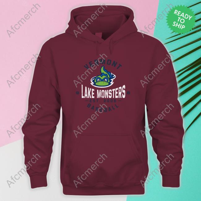 Vermont Lake Monsters Baseball T-Shirt Vermont Lake Monsters Baseball T-Shirt