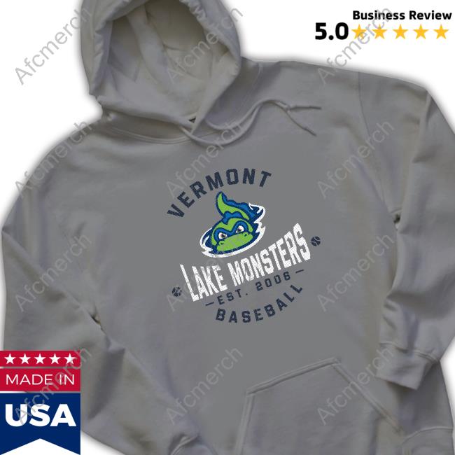 Vermont Lake Monsters Baseball T-Shirt Vermont Lake Monsters Baseball T-Shirt