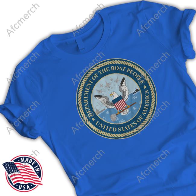 Official Ryan Mcbeth Merch Department Of The Boat People Tee Shirt Official Ryan Mcbeth Merch Department Of The Boat People Tee Shirt