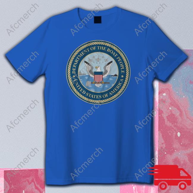 Official Ryan Mcbeth Merch Department Of The Boat People Tee Shirt Official Ryan Mcbeth Merch Department Of The Boat People Tee Shirt