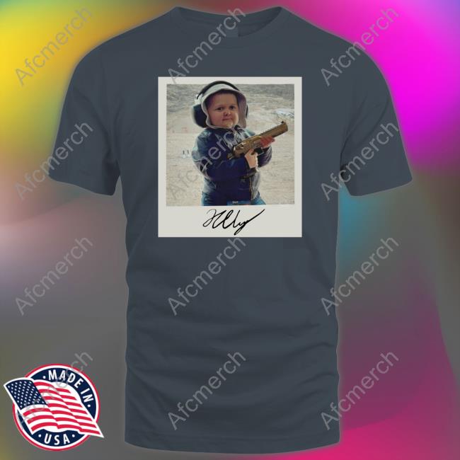 Official Hasbulla Merch Desert Eagle Polaroid Shirt Official Hasbulla Merch Desert Eagle Polaroid Shirt