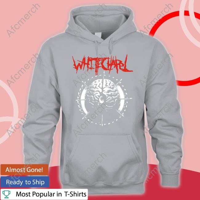 Official Whitechapel Merch Brain Eye Black Long Sleeve Tee Official Whitechapel Merch Brain Eye Black Long Sleeve Tee