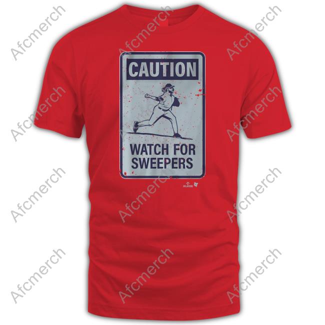 Official Breakingt Merch Caution Watch For Sweepers Shirt Official Breakingt Merch Caution Watch For Sweepers Shirt