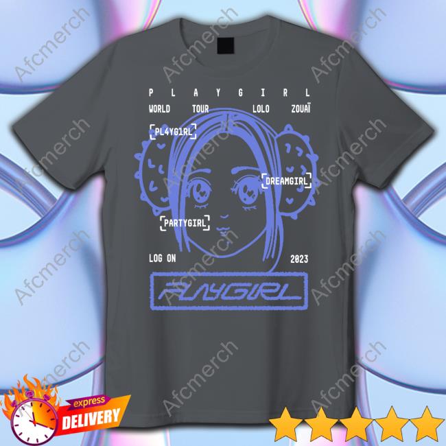 Official Playgirl World Tour Lolo Zouaï Log On 2023 Shirt Official Playgirl World Tour Lolo Zouaï Log On 2023 Shirt