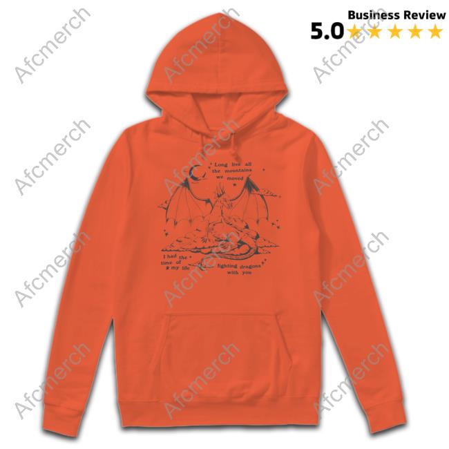 Fighting Dragons With You Hooded Sweatshirt Fighting Dragons With You Hooded Sweatshirt