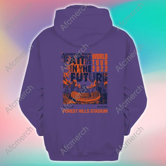 Louis Tomlinson Merch Faith In The Future Forest Hills Stadium World Tour  2023 T Shirt North America - Teebreat