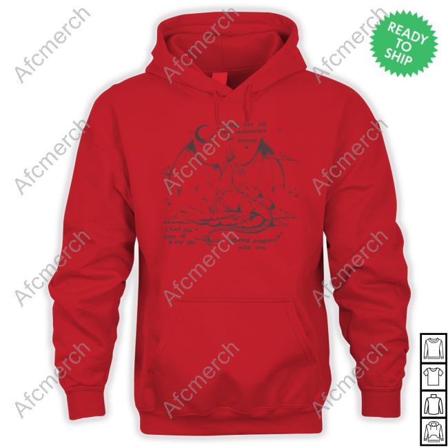 Fighting Dragons With You Hooded Sweatshirt Fighting Dragons With You Hooded Sweatshirt