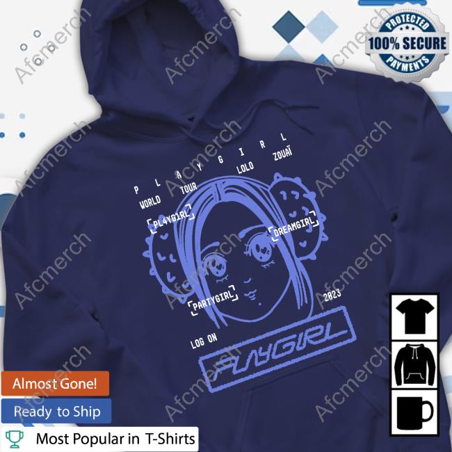 Official Playgirl World Tour Lolo Zouaï Log On 2023 Shirt Official Playgirl World Tour Lolo Zouaï Log On 2023 Shirt