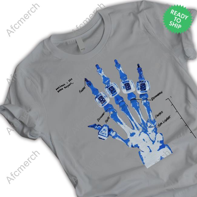 Official Do Not Disturb Shop Kobe Bryantx Ray Rings Hand Blue T Shirt Official Do Not Disturb Shop Kobe Bryantx Ray Rings Hand Blue T Shirt