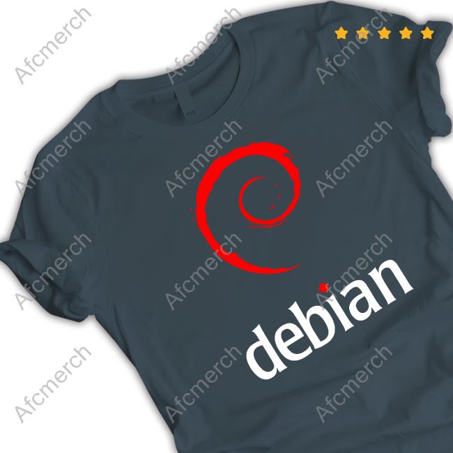 Official Jeff Geerling Debian Gnu Linux Logo Shirt
