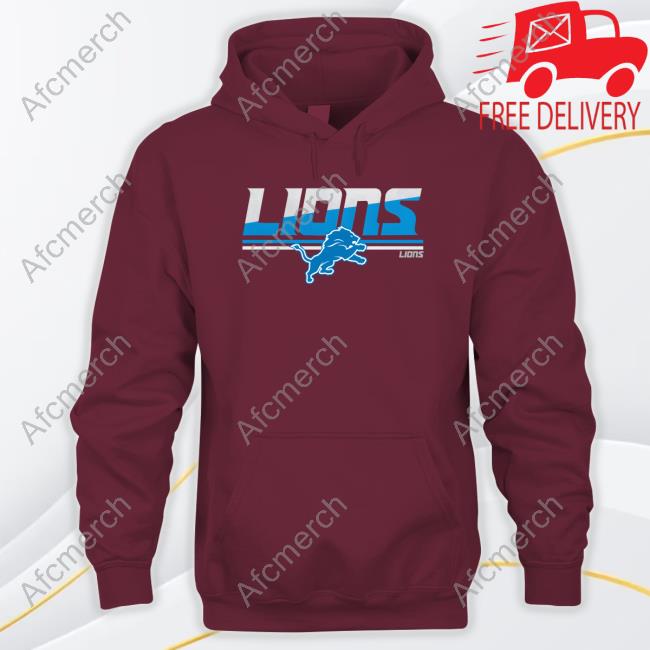 Detroit Lions White Hoodie