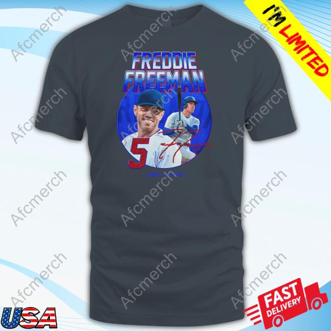 Freddie Freeman 5 signature 2023 Shirt, hoodie, longsleeve, sweatshirt,  v-neck tee