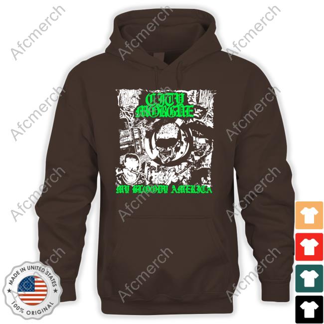 City Morgue My Bloody America Punk Black T Shirts City Morgue My Bloody America Punk Black T Shirts