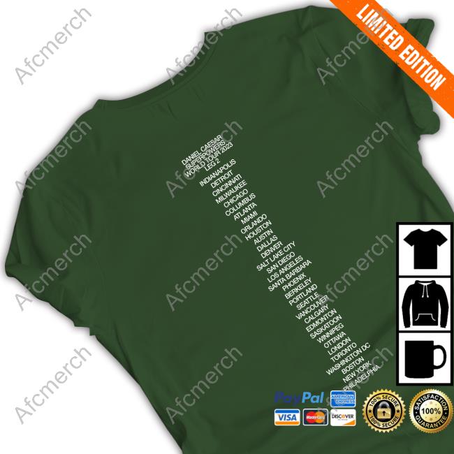 Daniel Caesar Merch Superpowers World Tour Tee Daniel Caesar Merch Superpowers World Tour Tee