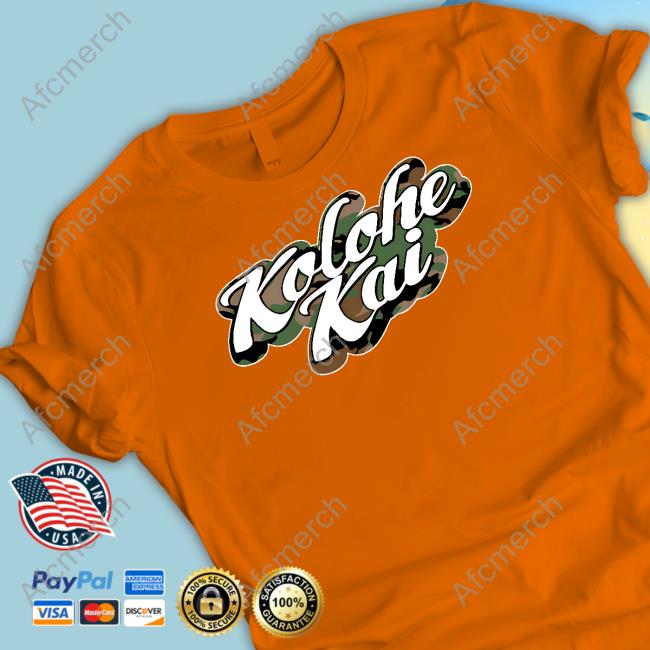Official Kolohe Kai Camo Logo Tee Shirt Official Kolohe Kai Camo Logo Tee Shirt