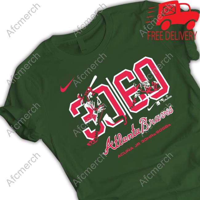 Nike Atlanta Braves Acua Jr 30 60 T Shirt