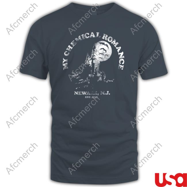 My Chemical Romance Haunted Castle Distressed Tee Shirt My Chemical Romance Haunted Castle Distressed Tee Shirt