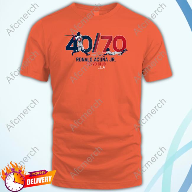 Ronald Acuña Jr: 40/70 Shirt, Atlanta - MLBPA Licensed - BreakingT