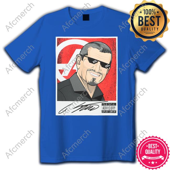 Official Haas F1 Team Merch Guenther Steiner T-Shirt Official Haas F1 Team Merch Guenther Steiner T-Shirt