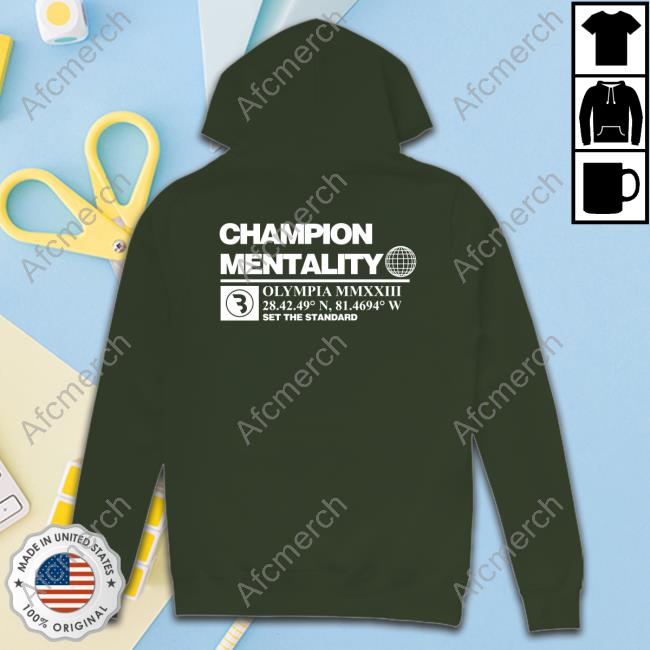 Cbum Merch The Official Champion Mentality Tee Shirt Cbum Merch The Official Champion Mentality Tee Shirt