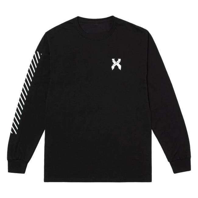 Official Excision Merch Sliced Logo Excision Long Sleeve T Shirt Official Excision Merch Sliced Logo Excision Long Sleeve T Shirt