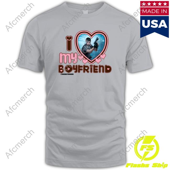 Ranboo I Love My Boyfriend Leon Kennedy Shirt Resident Evil Ranboo I Love My Boyfriend Leon Kennedy Shirt Resident Evil