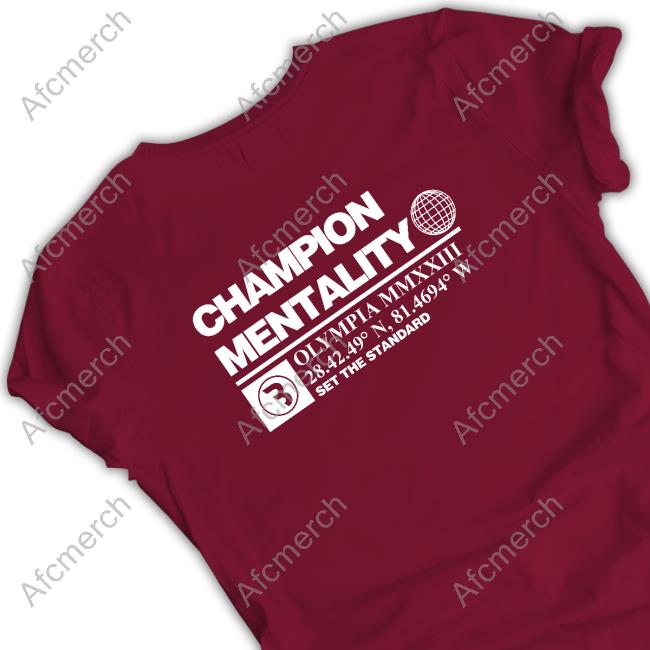 Cbum Merch The Official Champion Mentality Tee Shirt Cbum Merch The Official Champion Mentality Tee Shirt