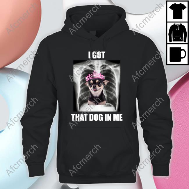 Alana Lintao I Got That Dog in Me Black Crewneck Sweatshirt Alana Lintao I Got That Dog in Me Black Crewneck Sweatshirt