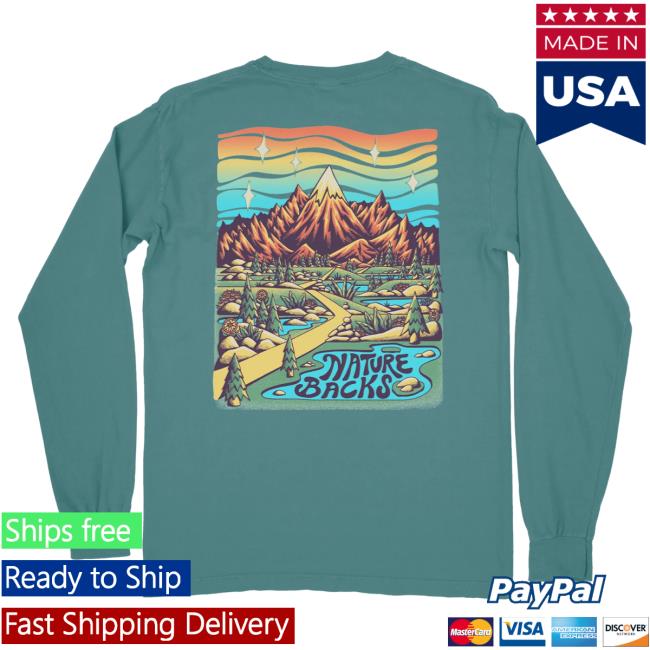 Official Nature Backs Merch Store Emerald Long Sleeve Tshirt Spruce NatureBacks Apparel Clothing Shop Official Nature Backs Merch Store Emerald Long Sleeve Tshirt Spruce NatureBacks Apparel Clothing Shop