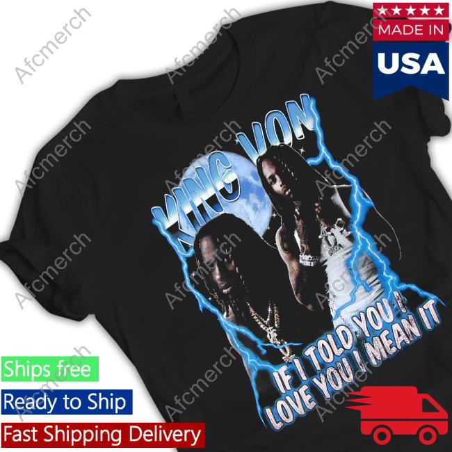 Official King Von Merch Beaming Tee Official King Von Merch Beaming Tee