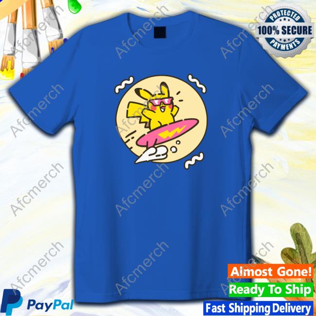 Official Pikachu Lazy Summer Tee Shirt Official Pikachu Lazy Summer Tee Shirt