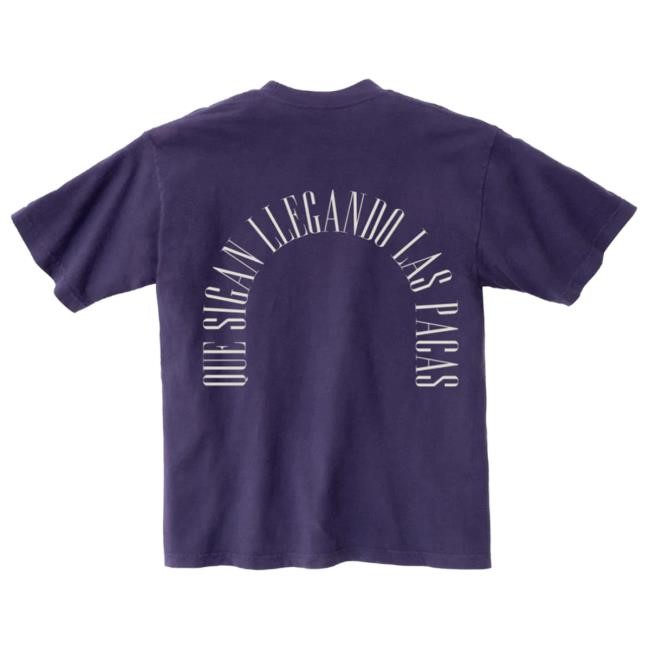 "Que Sigan Llegando Las Pacas" Purple S/S Tee CHINO PACAS Merch