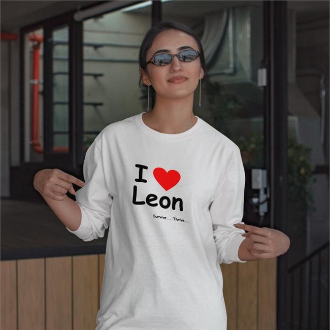 Leon The Lobster Merch I Love Leon Long Sleeve Shirt Survive Thrive
