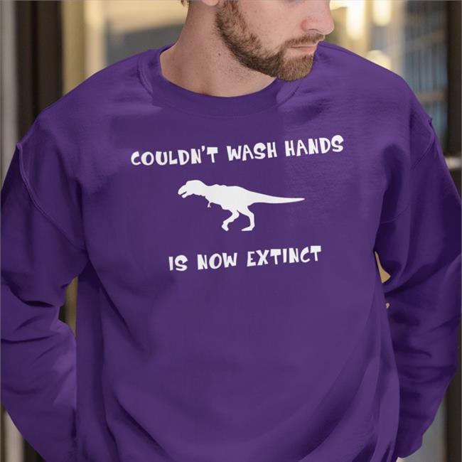 Dinosaurs Couldn't Wash Hands Is Now Extinct T Shirts Brandy Bmadams_7