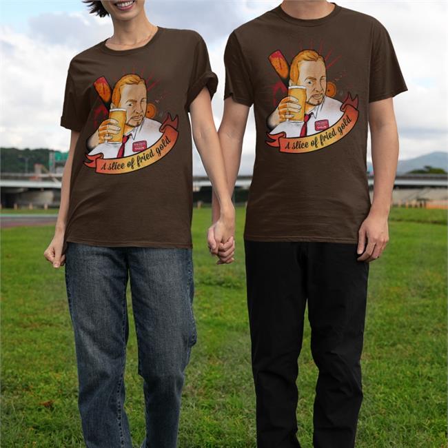 Ottomic Blue Merch Blood And Brews Aslice Of Fried Gold Shirt