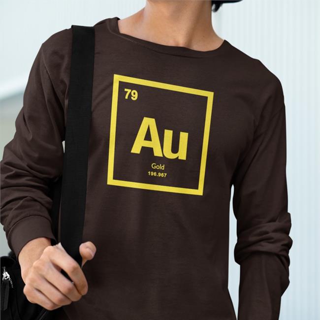 Dr Michelle Au Periodic Table Of Elements 79 Au Gold 196.967 T Shirt