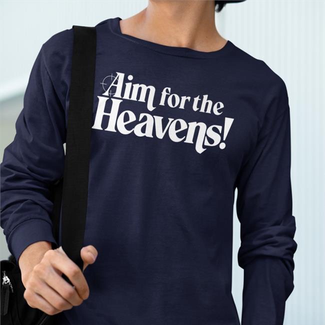 Neon White Merch Aim For The Heavens Shirt By Ben Esposito
