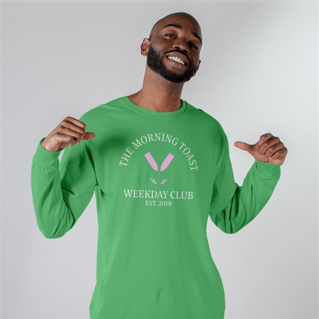 Morning Toast Merch Tmt Weekday Club Est 2018 Hoodie